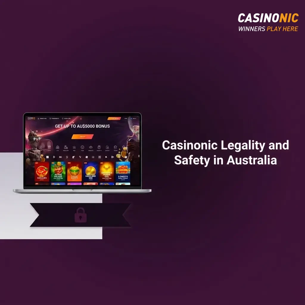 Casinonic casino licence, SSL encryption, and responsible gaming tools ensuring player safety in Australia.