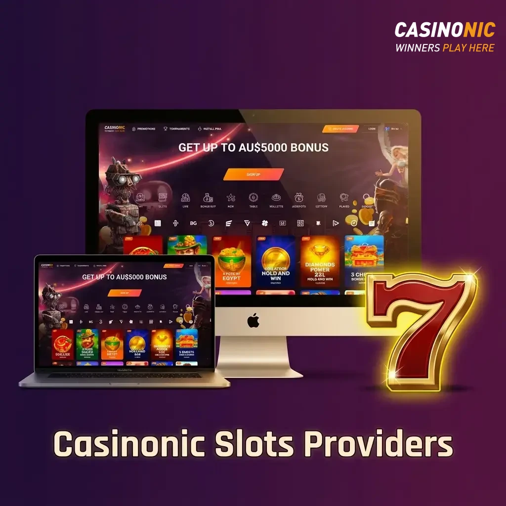 Casinonic slots providers including Pragmatic Play, NetEnt, Microgaming and more in a diverse 50+ provider library.