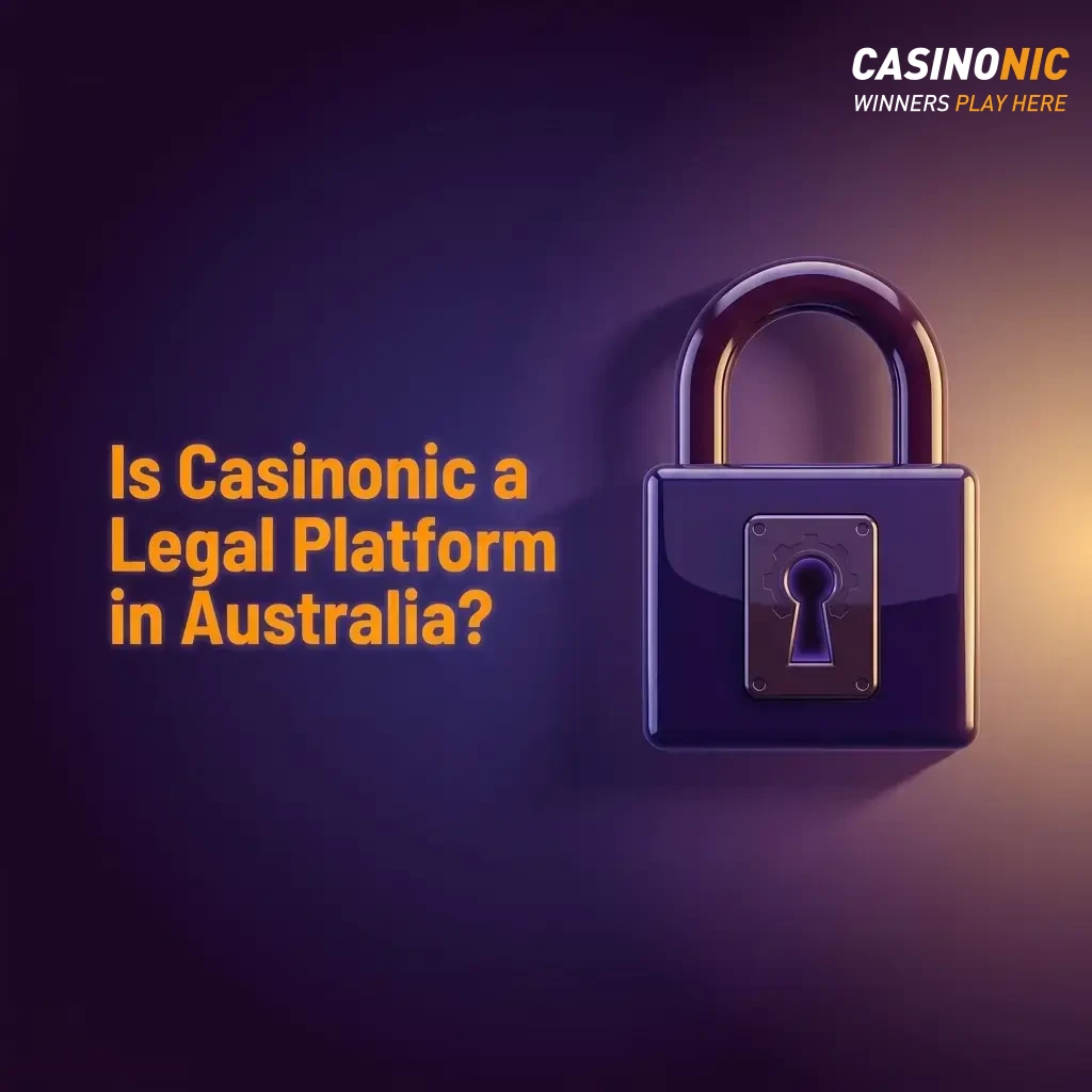 Casinonic legal platform in Australia with Curacao eGaming licence, responsible gambling tools and privacy protection.