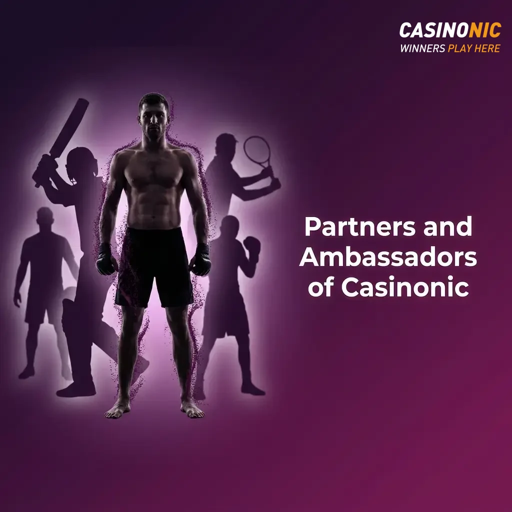 Casinonic casino logo representing its growing presence in the Australian market with no current brand ambassadors announced.