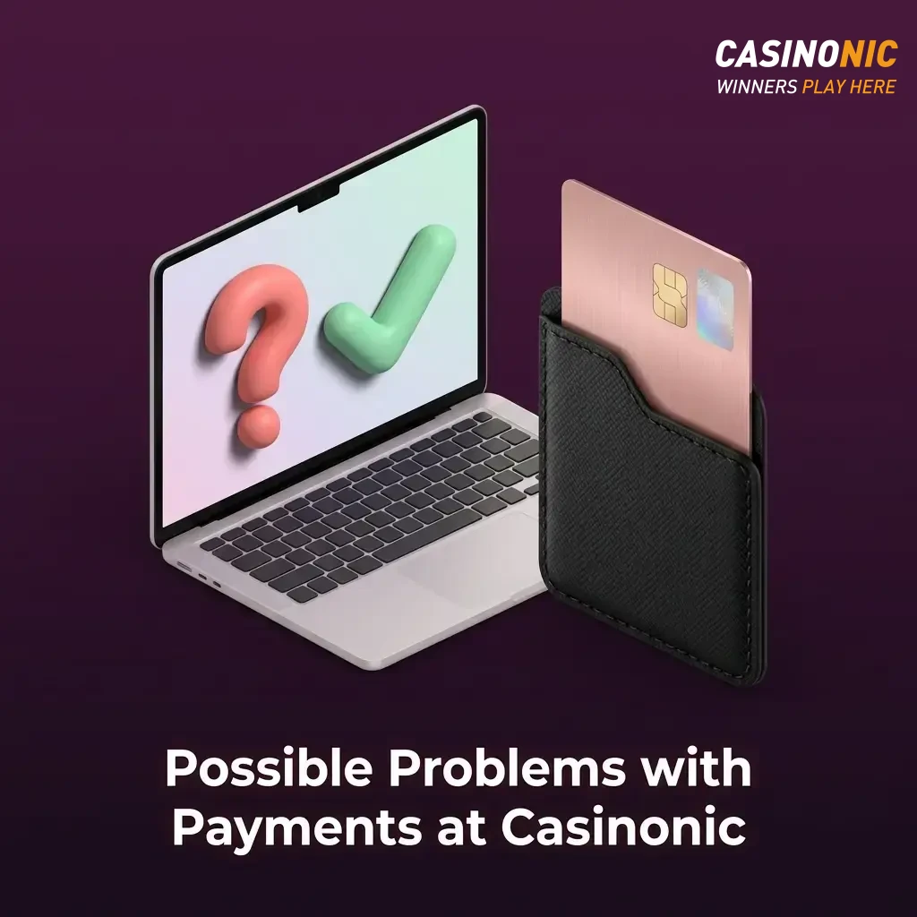 Casinonic payment problems in Australia including declined deposits, delays, withdrawals, and unsupported methods.